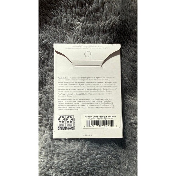 Popsocket adapter for magnetic capability NIB - Picture 2 of 3